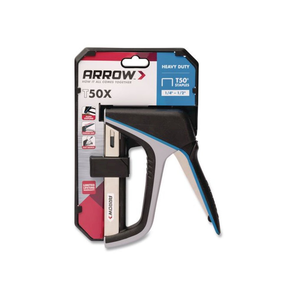 T50X TacMate Heavy Duty Staple Gun, Arrow T-50 1/4" to 1/2" Staples. Picture 5