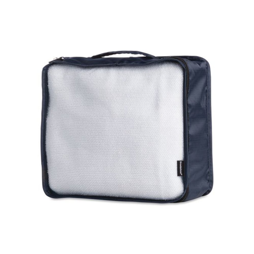4-Piece Packing Cube Set, Assorted Sizes, Navy. Picture 4