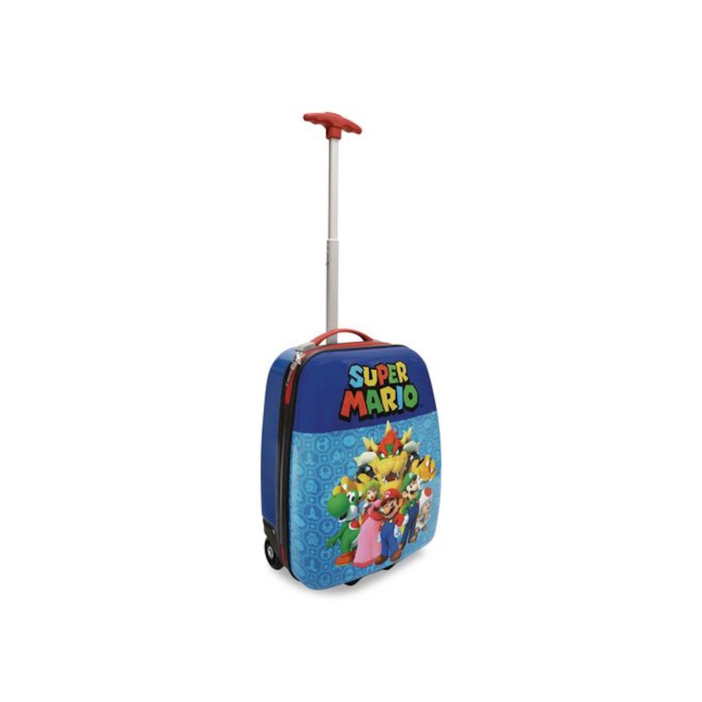 Super Mario Brothers Hardside Carry-On Suitcase, 13 x 8 x 16.5. Picture 2