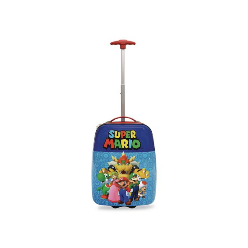 Super Mario Brothers Hardside Carry-On Suitcase, 13 x 8 x 16.5. Picture 1