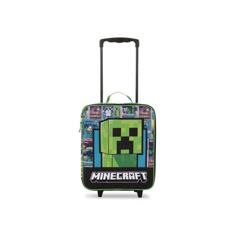 Four-Piece Minecraft Carry-On Luggage Set, 11.75 x 6 x 14. Picture 1