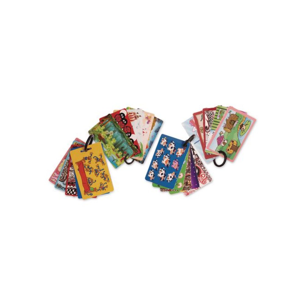 DistrACTION Flash Cards. All Ages, 3.4 x 2.5, 5 Cards/Set, 4 Sets/Pack. Picture 1