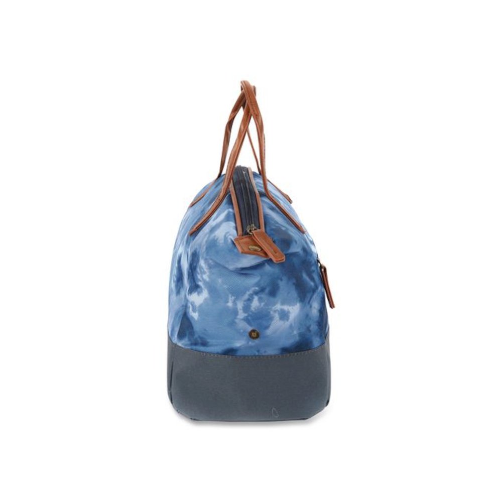 Eco Iced Tie Dye Blue Insulated Lunch Bag, 9.5" x 6.25" x 11.5", Blue. Picture 5