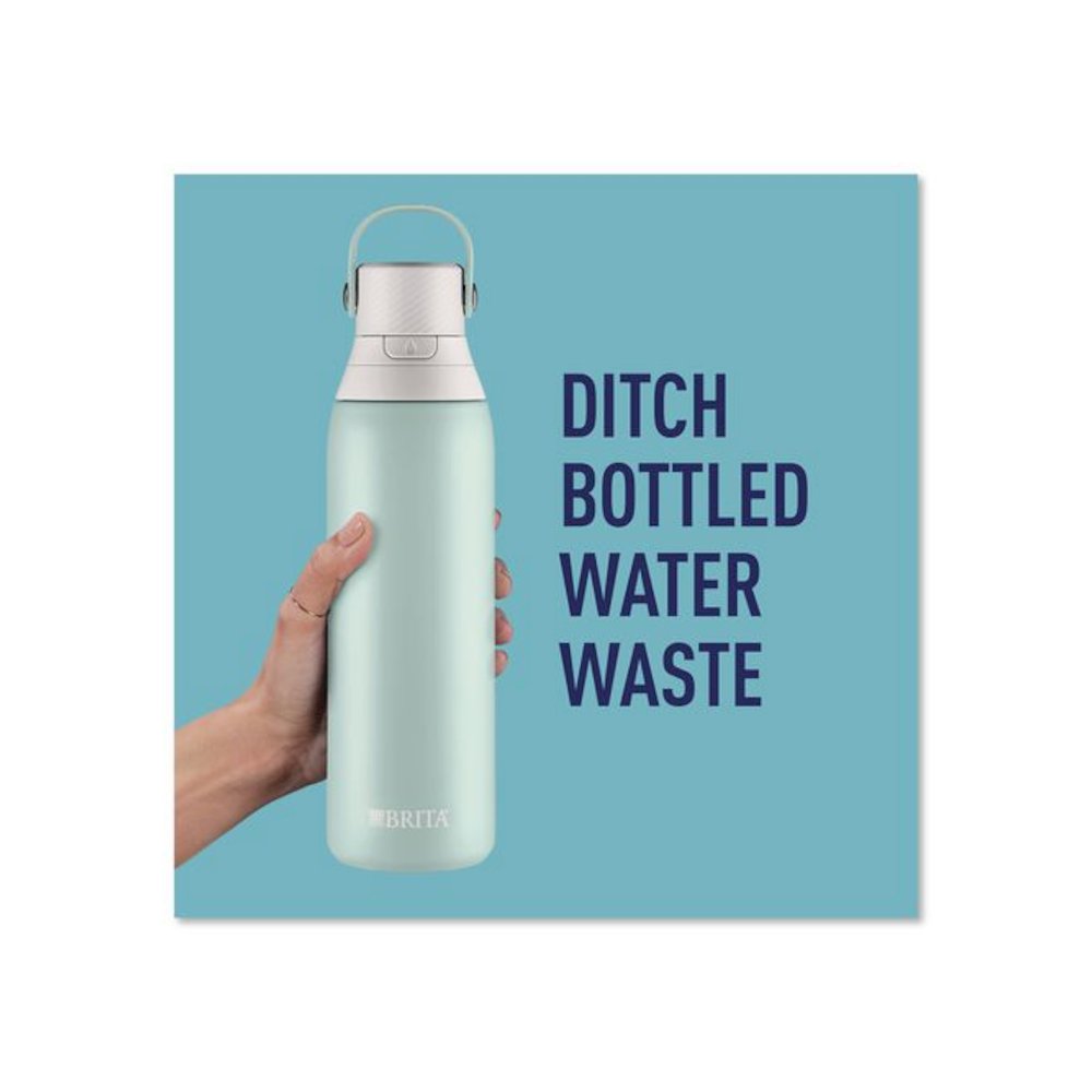 Stainless Steel Filtered Water Bottle, 20 oz, Glacier. Picture 5