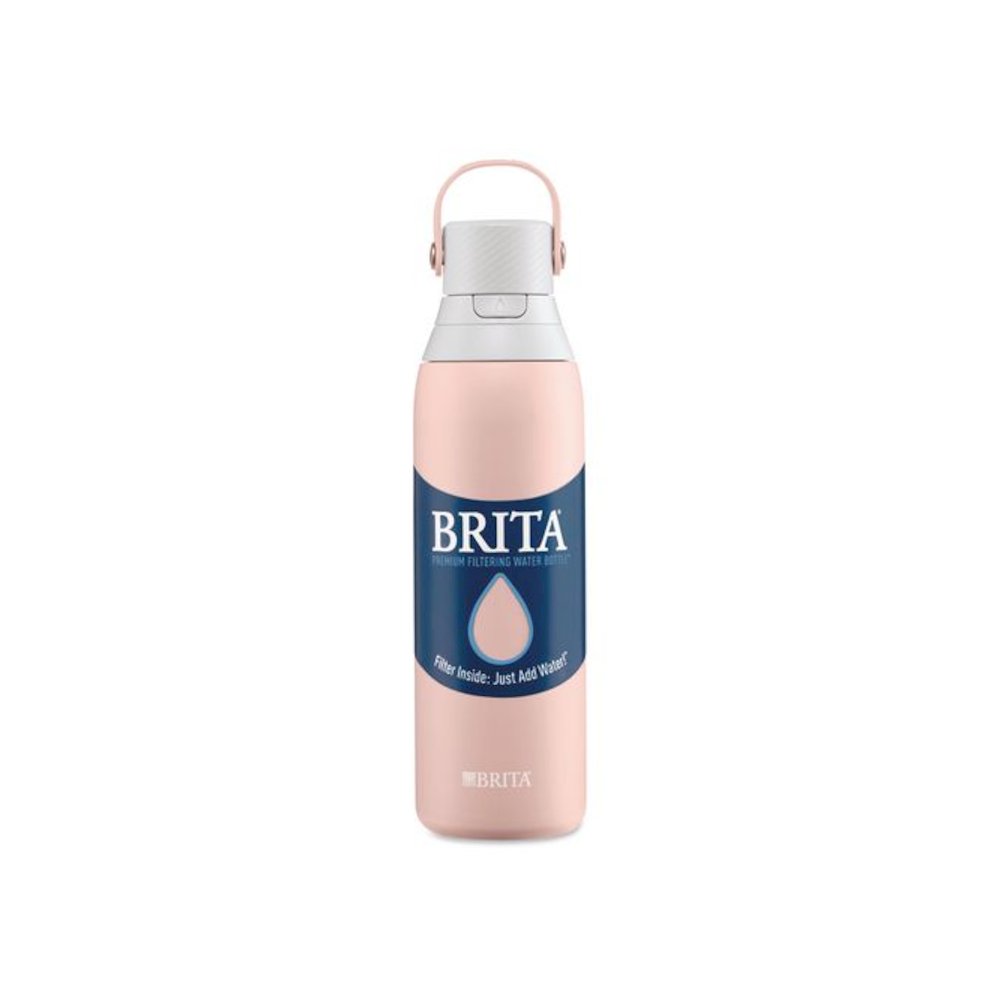 Stainless Steel Filtered Water Bottle, 20 oz, Rose. Picture 5