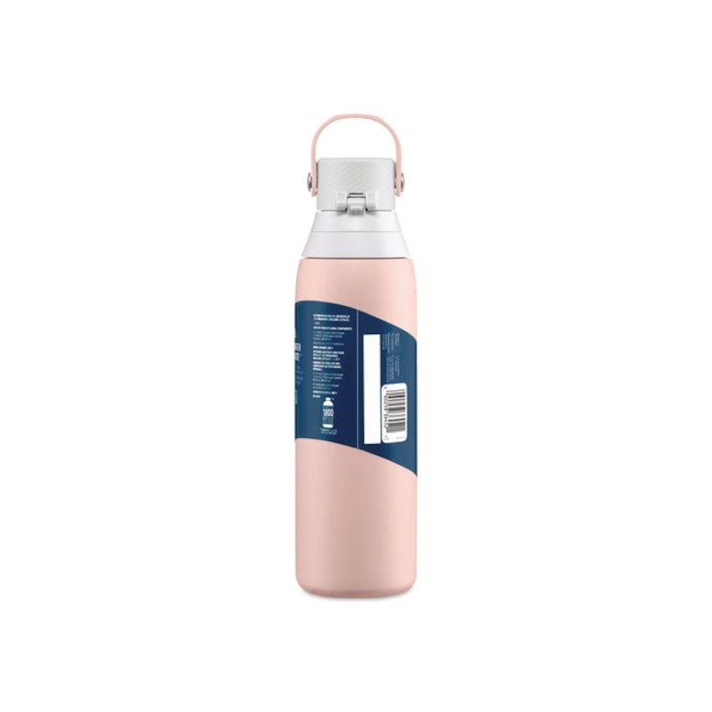 Stainless Steel Filtered Water Bottle, 20 oz, Rose. Picture 8