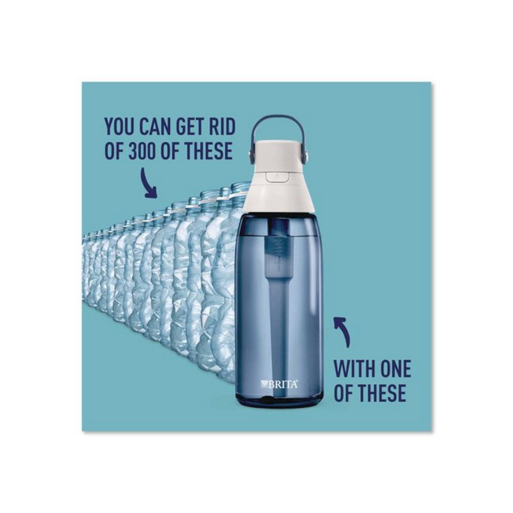 Plastic Filtered Water Bottle, 36 oz, Night Sky. Picture 2
