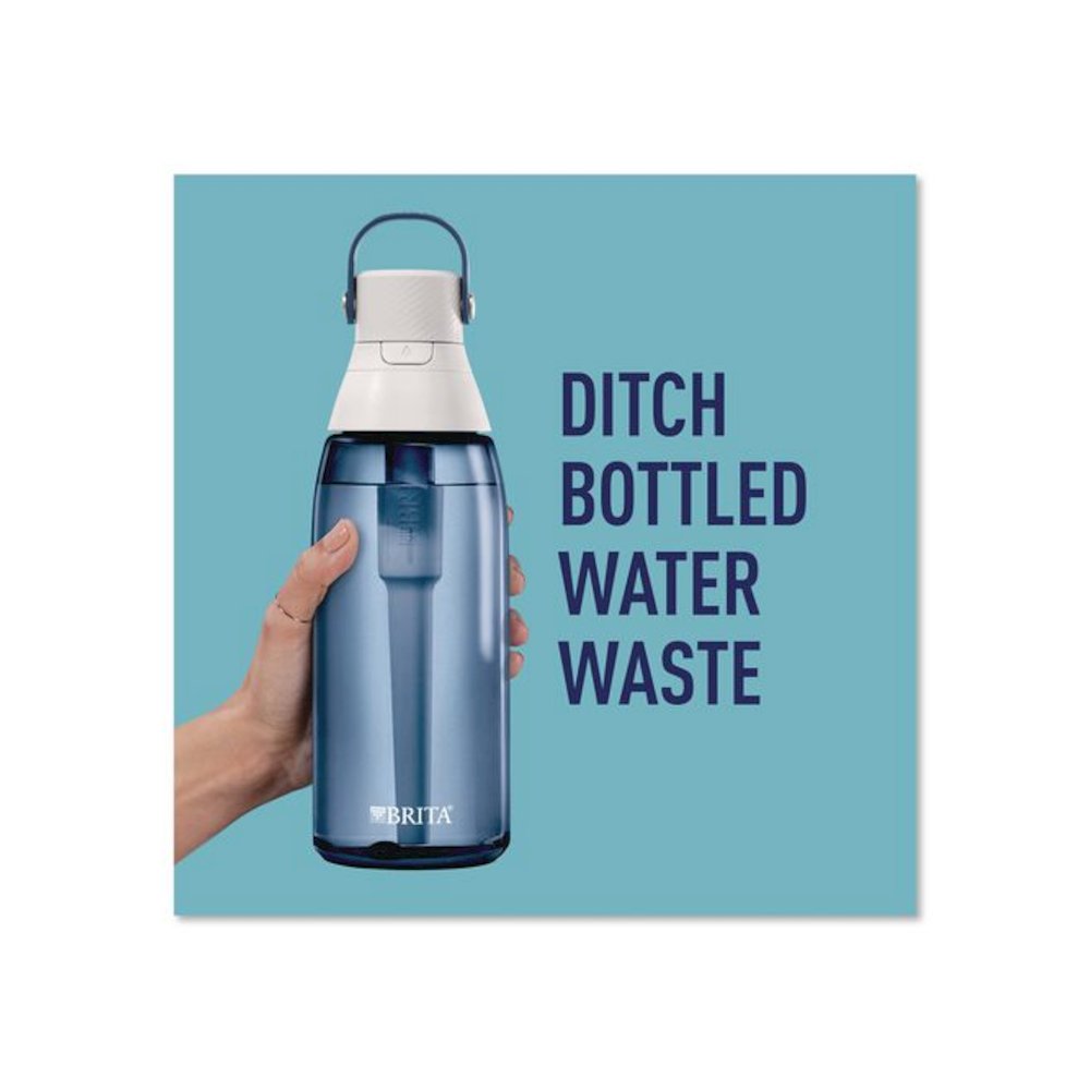 Plastic Filtered Water Bottle, 36 oz, Night Sky. Picture 3