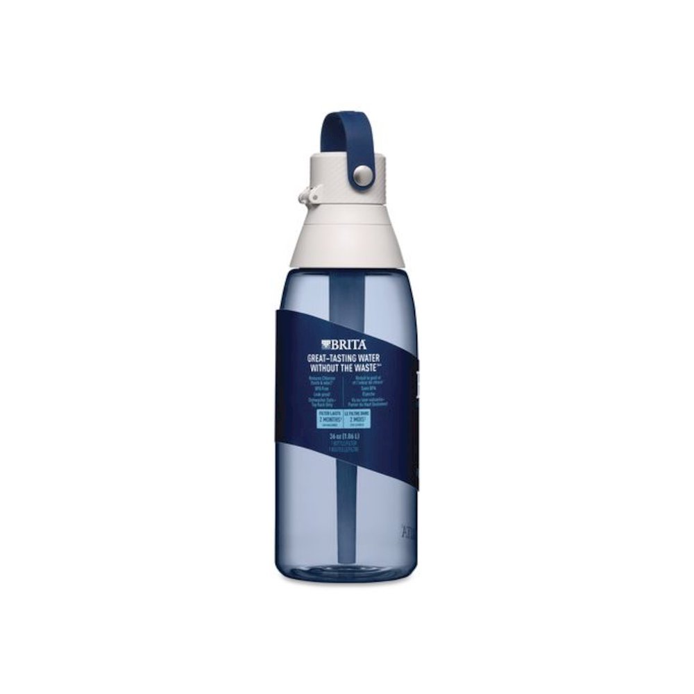 Plastic Filtered Water Bottle, 36 oz, Night Sky. Picture 6
