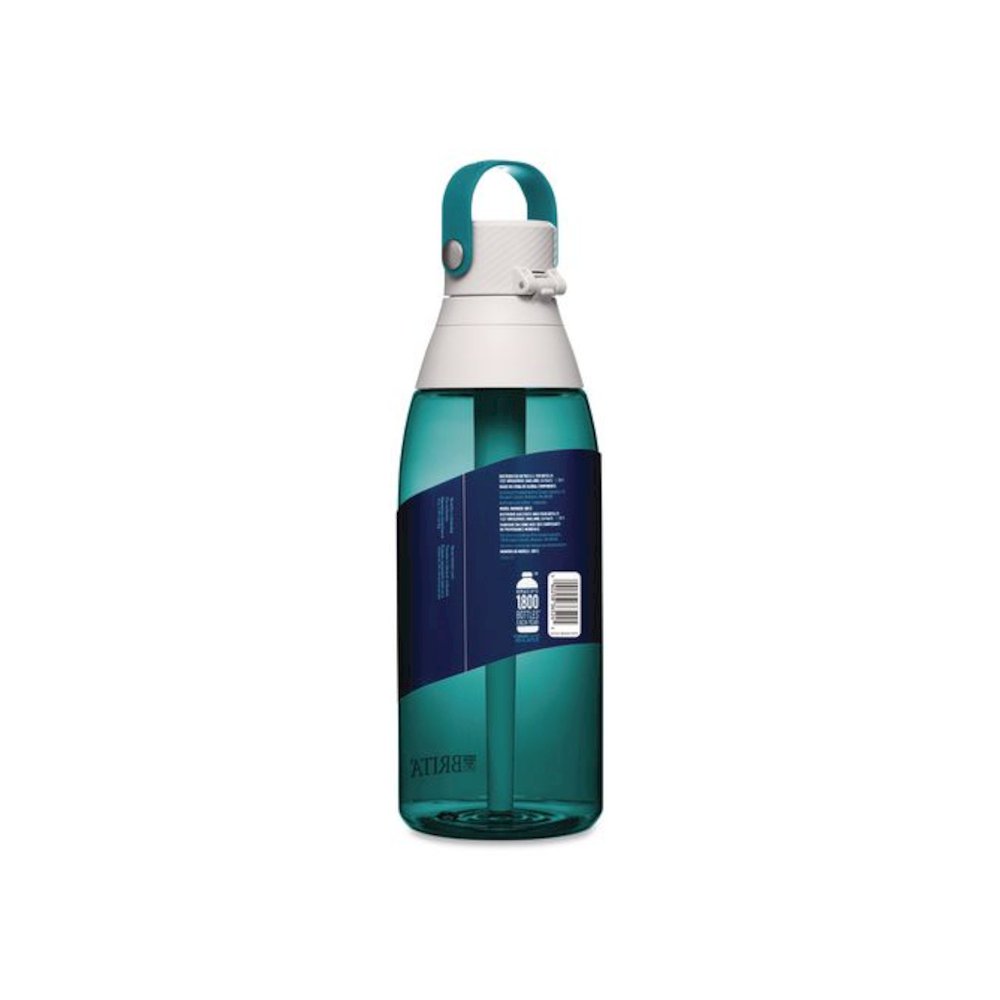 Plastic Filtered Water Bottle, 36 oz, Sea Glass. Picture 7