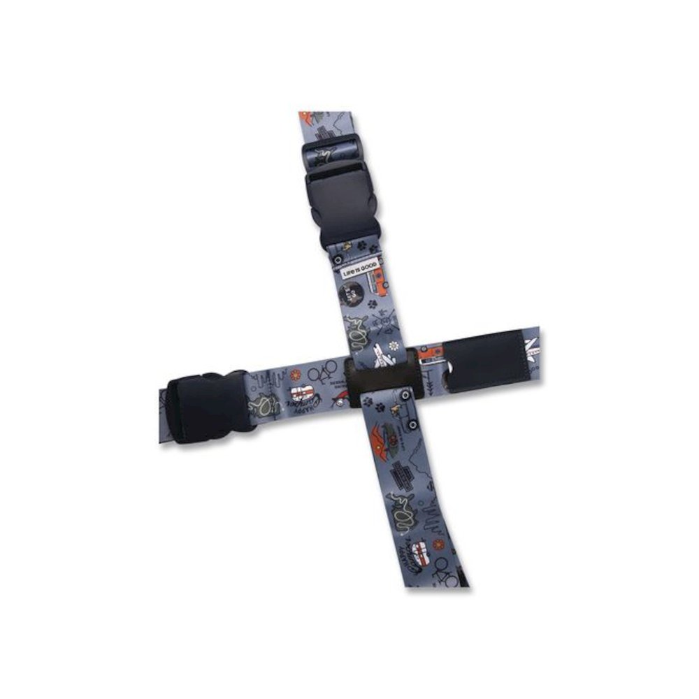 Polyester Luggage Strap, 75", Multicolor. Picture 1