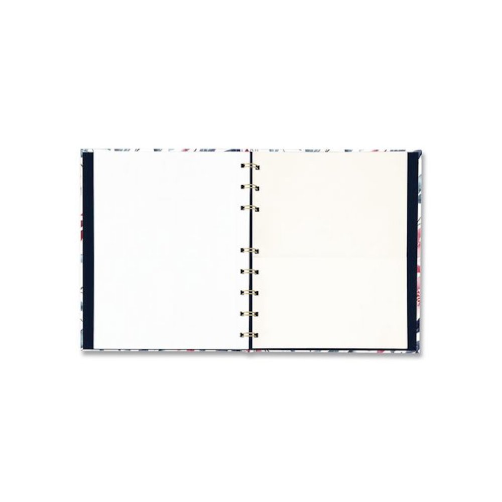NotePro Fashion Hard Cover Notebook, 1-Subject, Medium/College Rule, Tranquil Blooms Cover, (96) 9.25 x 7.25 Sheets. Picture 6