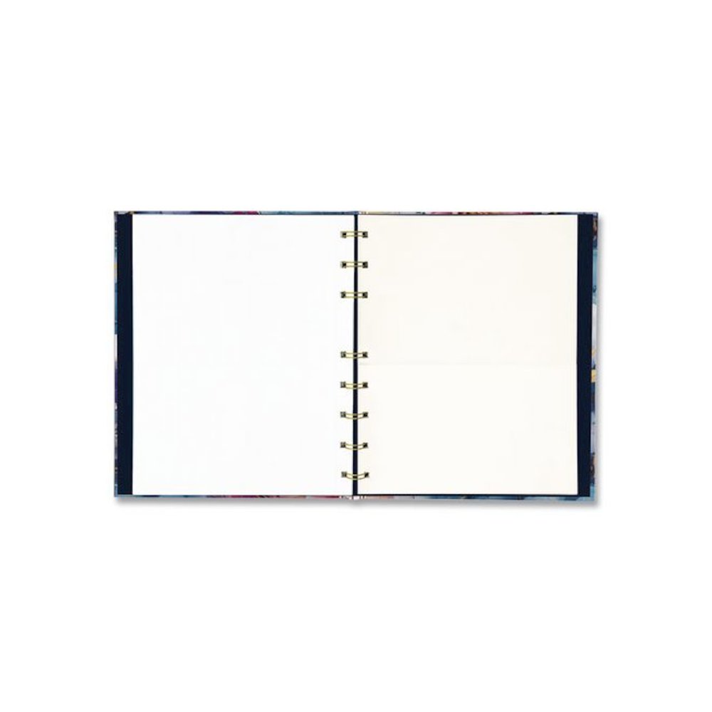 NotePro Fashion Hard Cover Notebook, 1-Subject, Medium/College Rule, Midnight Floral Cover, (96) 9.25 x 7.25 Sheets. Picture 6