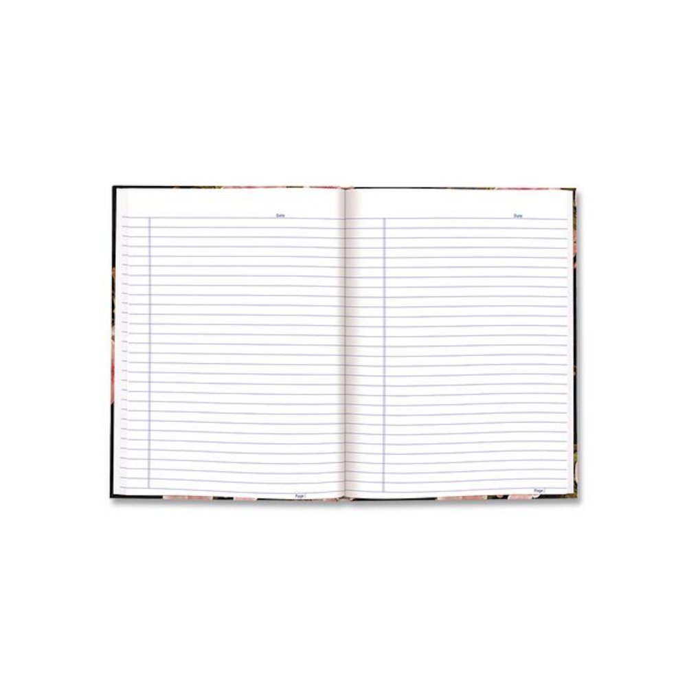 Fashion Hard Cover Notebook, 1-Subject, Medium/College Rule, Cherry Tree Lane Cover, (96) 9.25 x 7.25 Sheets. Picture 3