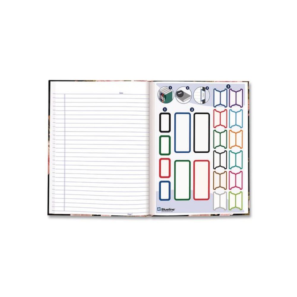 Fashion Hard Cover Notebook, 1-Subject, Medium/College Rule, Cherry Tree Lane Cover, (96) 9.25 x 7.25 Sheets. Picture 5
