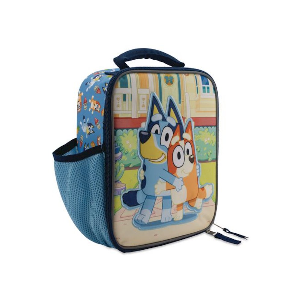 Bluey Sister Bond Kids Insulated Lunch Box, 7.5" x 3.5" x 9.5", Multicolor. Picture 2