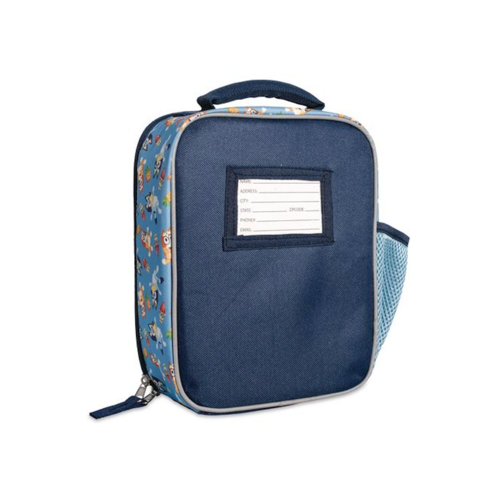Bluey Sister Bond Kids Insulated Lunch Box, 7.5" x 3.5" x 9.5", Multicolor. Picture 3