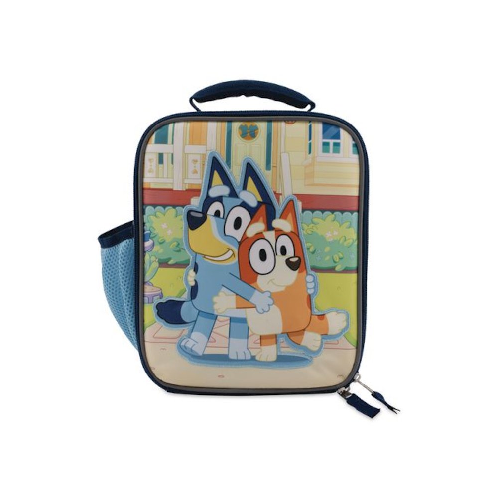 Bluey Sister Bond Kids Insulated Lunch Box, 7.5" x 3.5" x 9.5", Multicolor. Picture 1