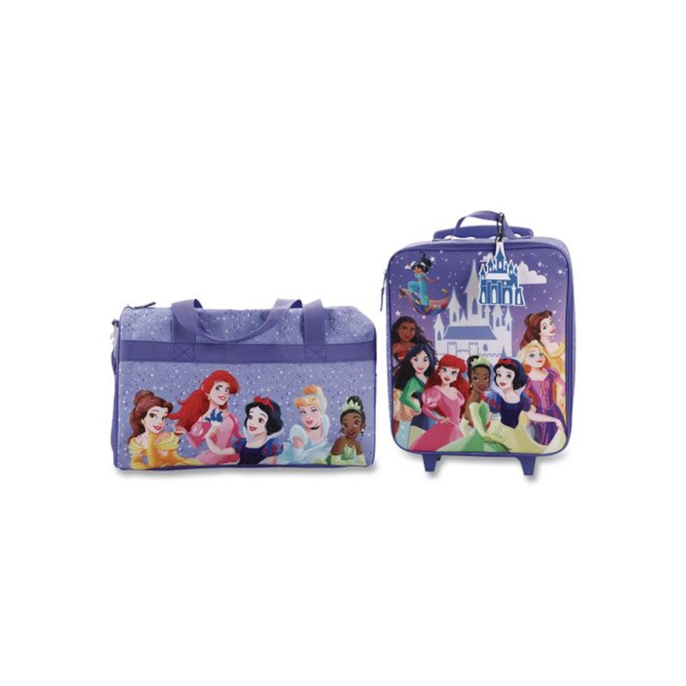 Four-Piece Disney Princess Carry-On Luggage Set, 11.75 x 6 x 14. Picture 1