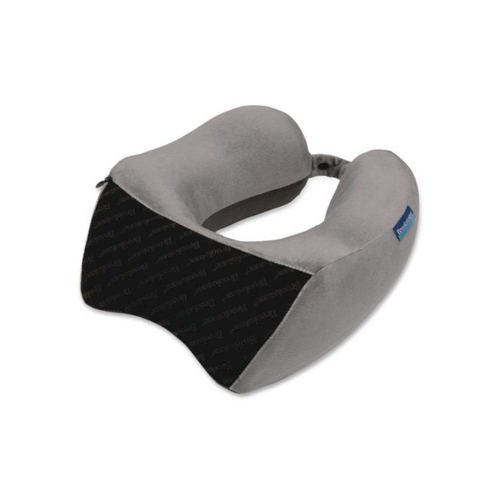 Flex Curve Neck Pillow, One Size Fits Most, Black/Gray. Picture 2