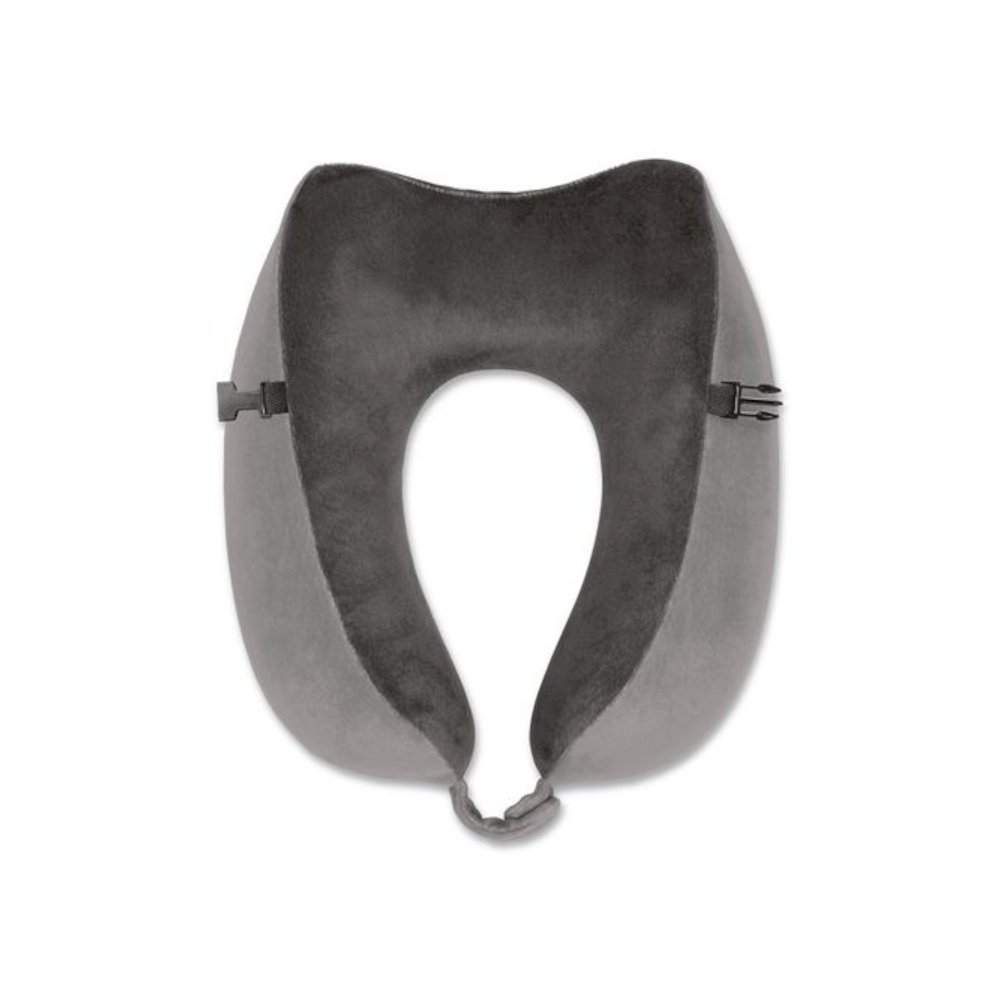 Flex Curve Neck Pillow, One Size Fits Most, Black/Gray. Picture 1