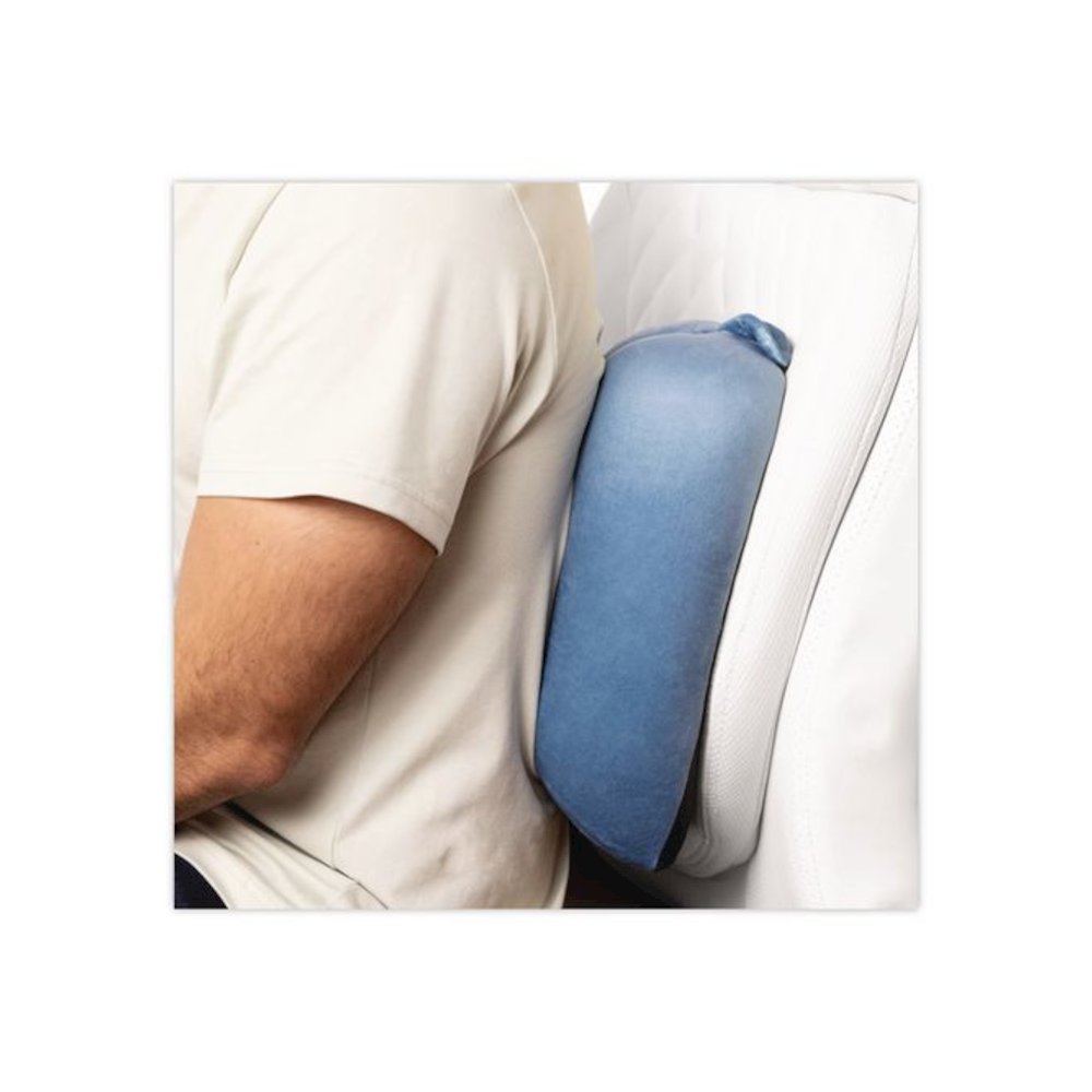 Flex Curve Neck Pillow, One Size Fits Most, Blue. Picture 5