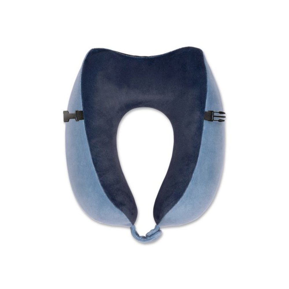 Flex Curve Neck Pillow, One Size Fits Most, Blue. Picture 1