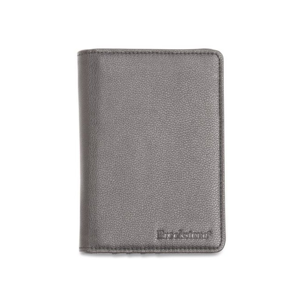 RFID Passport Holder, Polyurethane, Dark Gray. Picture 1