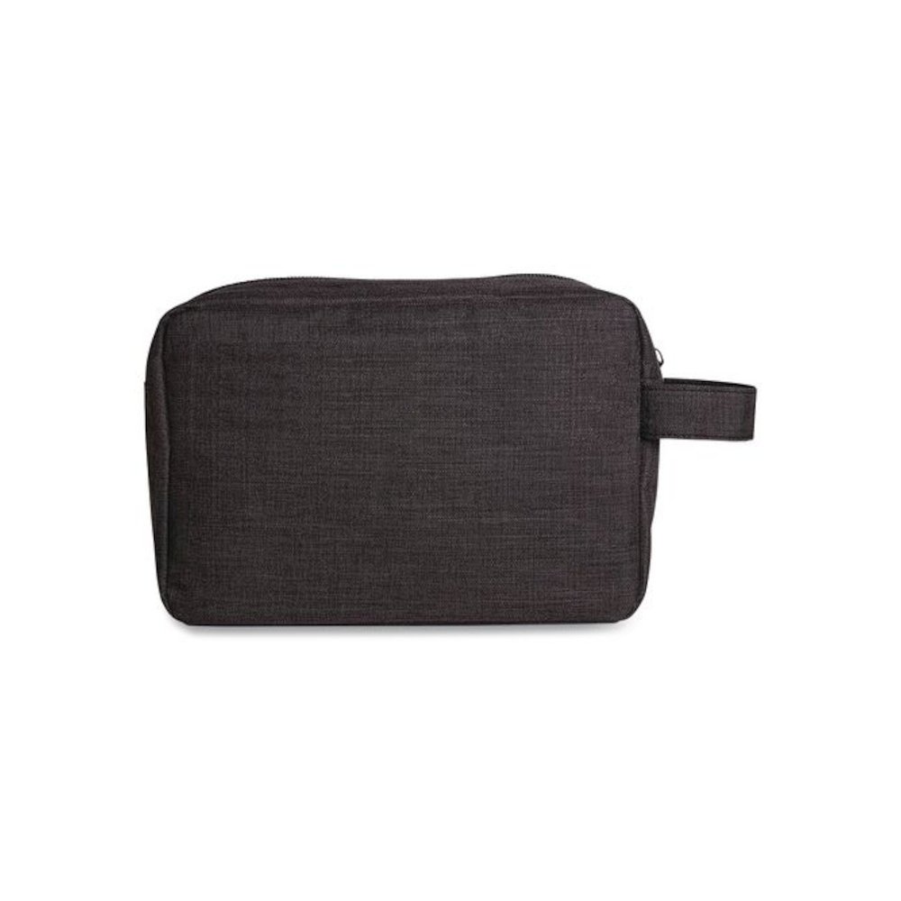 Fabric Travel Pouch, 8.27 x 2.76 x 6.3, Black. Picture 4