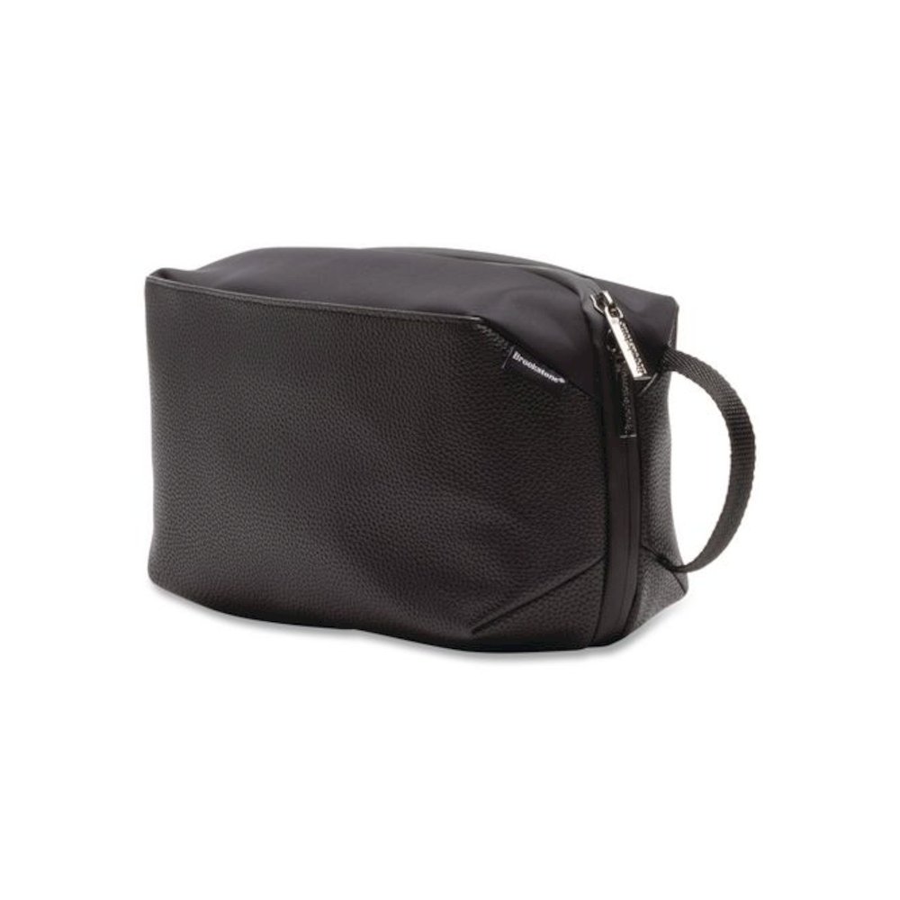 Polyester Toiletry Bag, 10.5 x 4.5 x 6.75, Black. Picture 2
