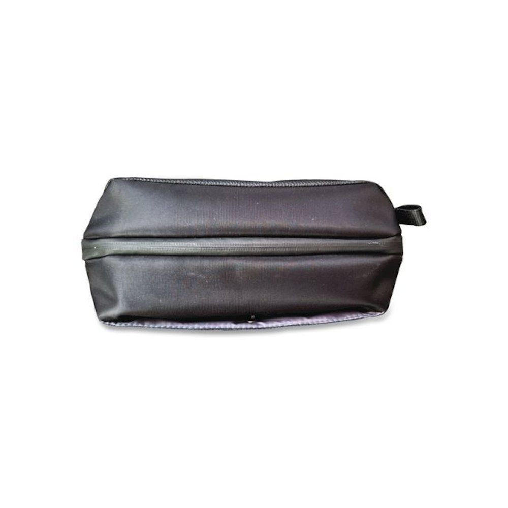 Polyester Toiletry Bag, 10.5 x 4.5 x 6.75, Black. Picture 3