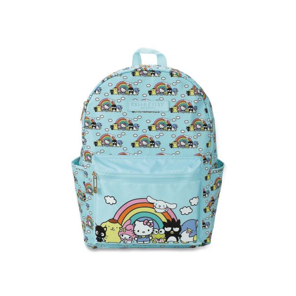Hello Kitty and Friends Travel Backpack, Fits Devices Up to 15.9", 12 x 7 x 16, Multicolor. Picture 1