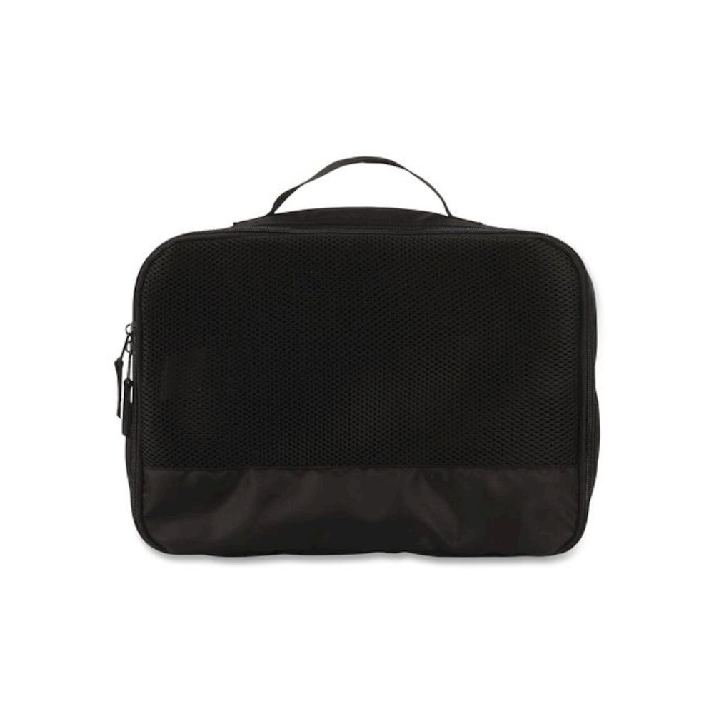Four-Piece Packing Cube Set, Assorted Sizes, Black. Picture 5