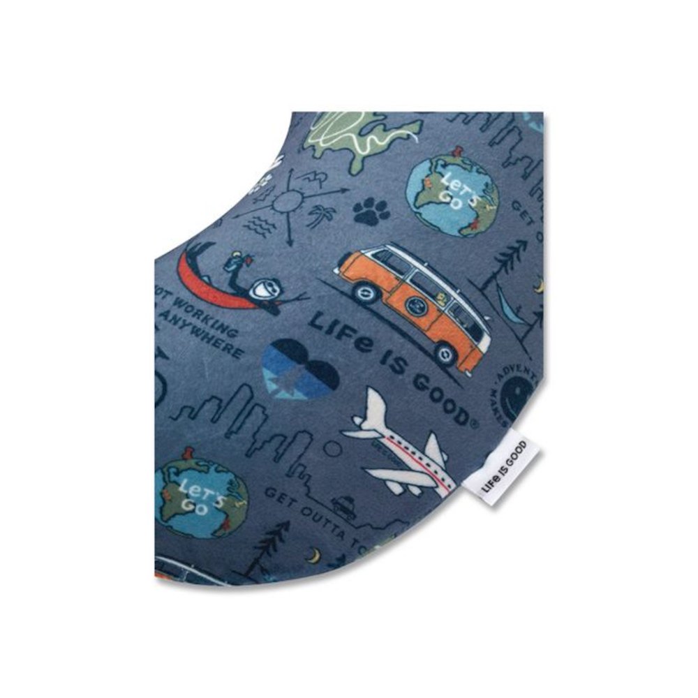 Neck Pillow, Multicolor Travel Print. Picture 5