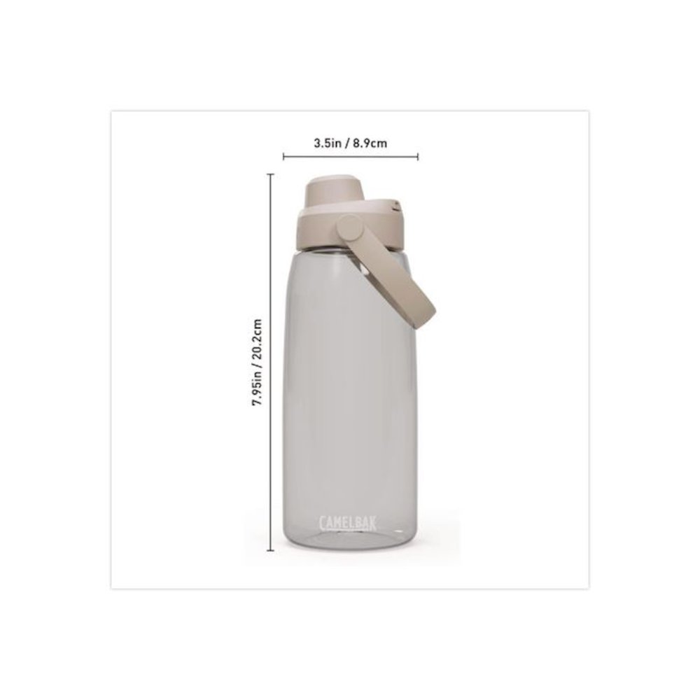 Thrive FlipStraw Plastic Water Bottle, 32 oz, Clear. Picture 4