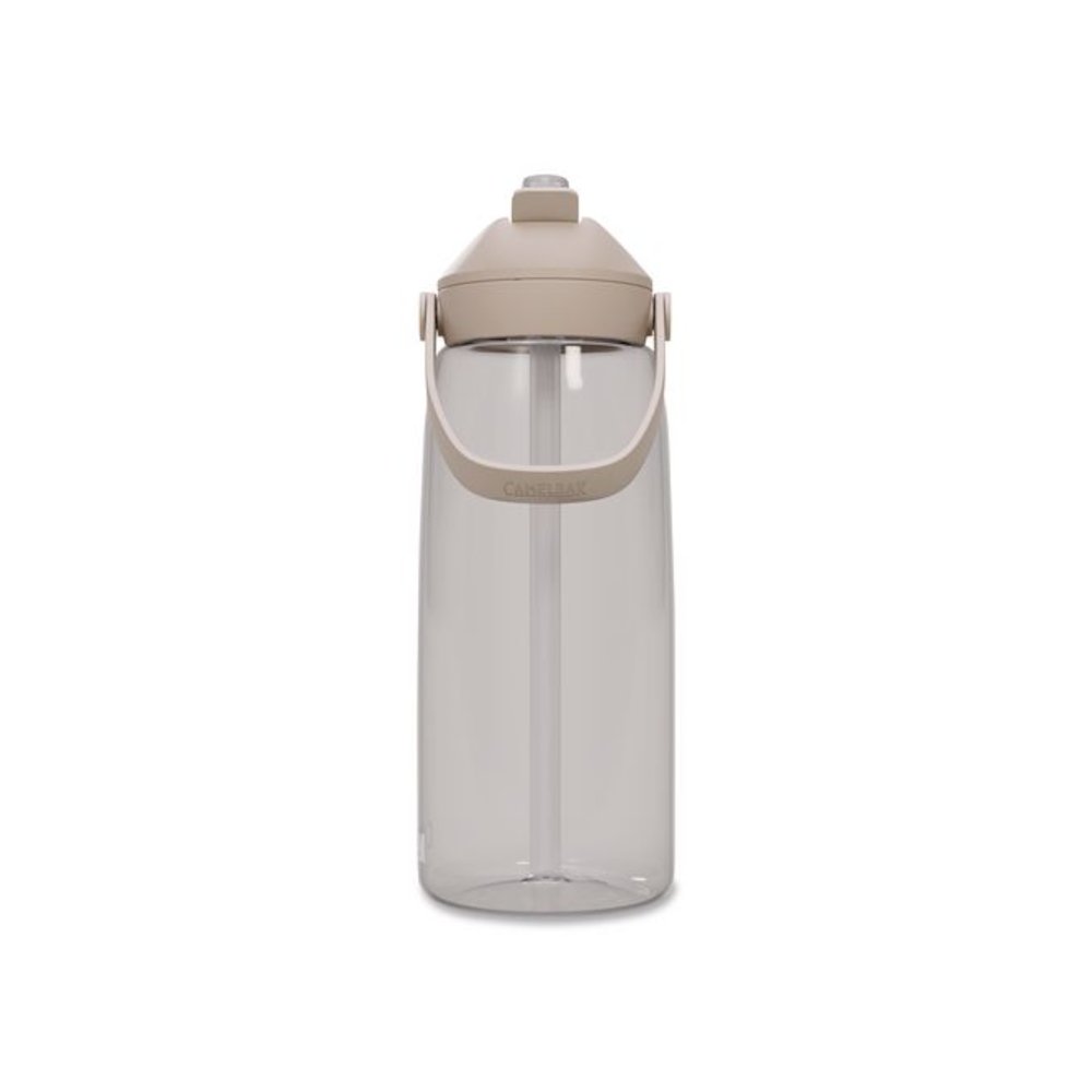 Thrive FlipStraw Plastic Water Bottle, 32 oz, Clear. Picture 2