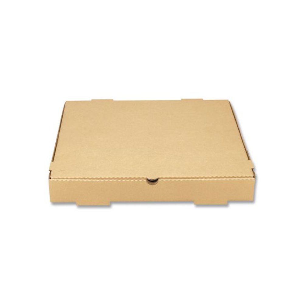 Corrugated Pizza Box, 16 x 16 x 2, Kraft, Cardboard, 50/Carton. Picture 1