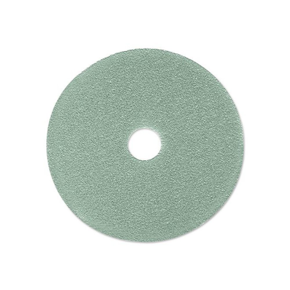 Ultra High-Speed Floor Burnishing Pads 3100, 19" Diameter, Aqua, 5/Carton. Picture 2