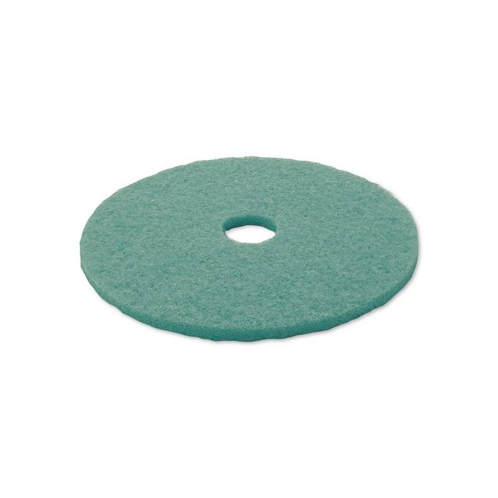 Ultra High-Speed Floor Burnishing Pads 3100, 27" Diameter, Aqua, 5/Carton. Picture 3