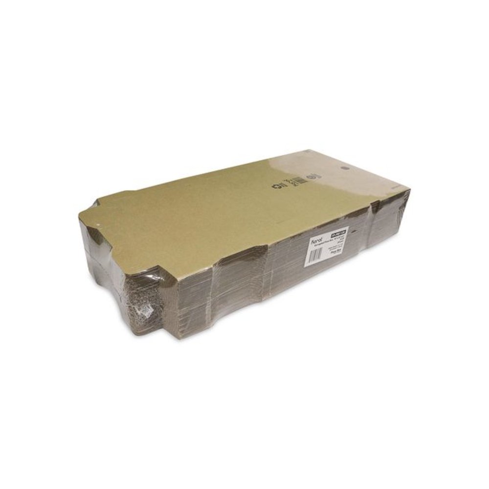 Corrugated Pizza Box, 10 x 10 x 2, Kraft, Cardboard, 50/Carton. Picture 4