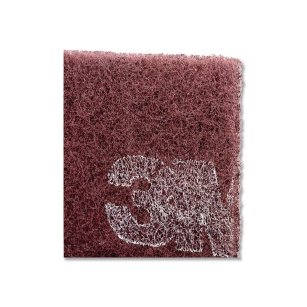 Surface Preparation Pad Sheets, 14 x 20, Maroon, 10/Carton. Picture 3