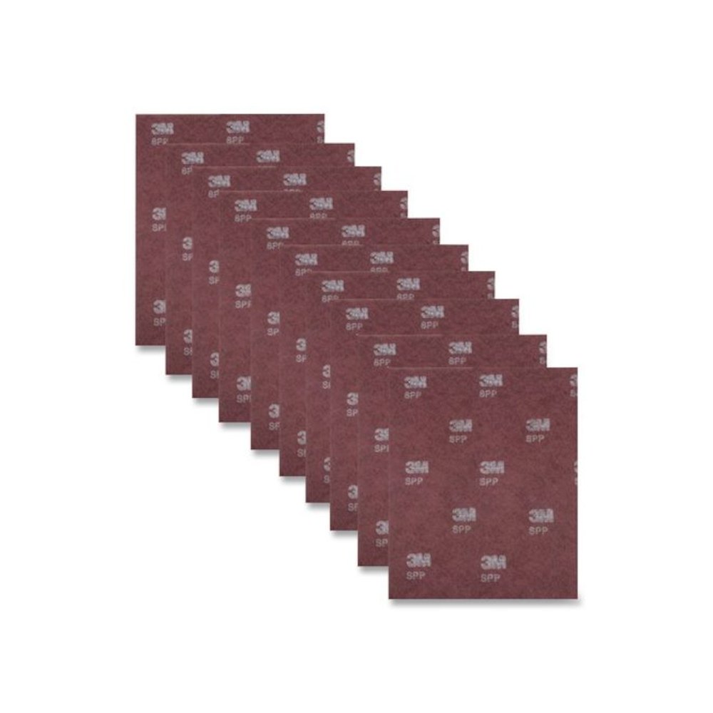 Surface Preparation Pad Sheets, 14 x 20, Maroon, 10/Carton. Picture 1