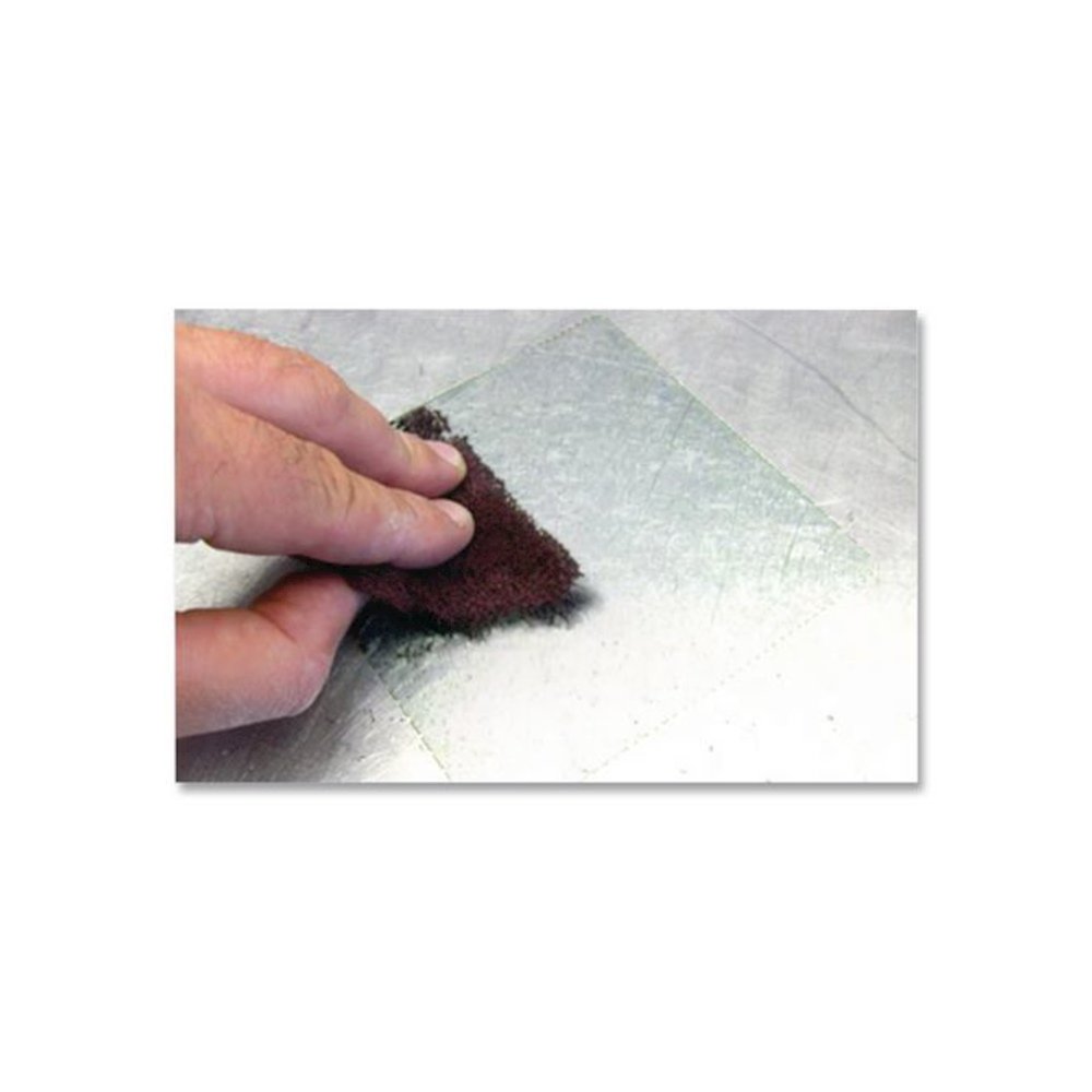 Surface Preparation Pad Sheets, 14 x 20, Maroon, 10/Carton. Picture 4