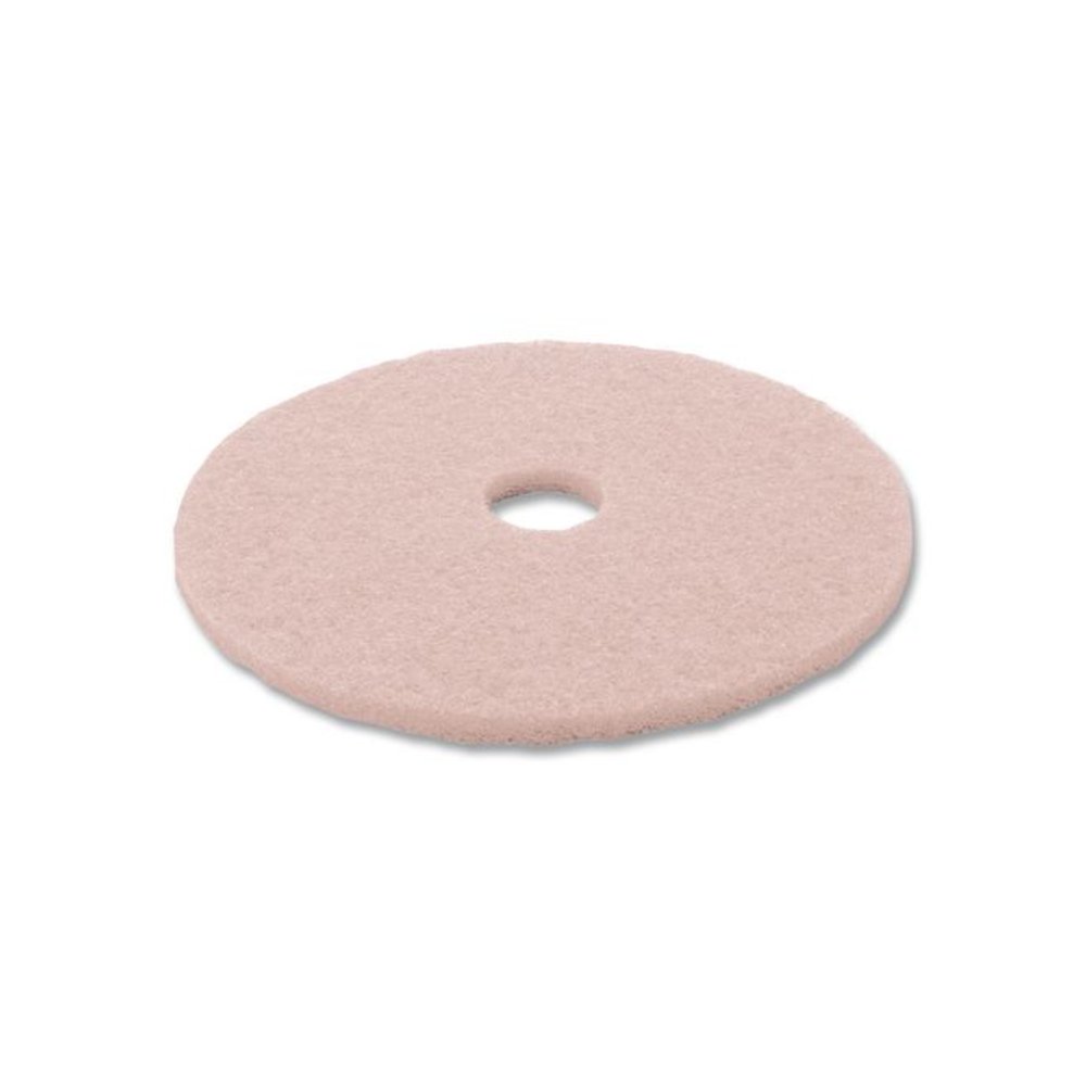 Ultra High-Speed Eraser Floor Burnishing Pad 3600, 27" Diameter, Pink, 5/Carton. Picture 3