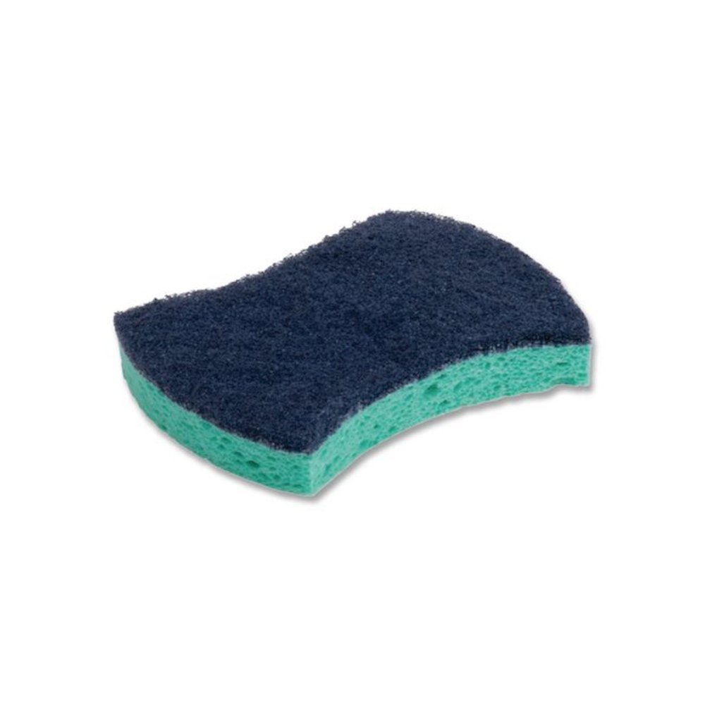 Power Sponge #3000, 2.8 x 4.5, 0.6" Thick, Blue/Teal, 20/Carton. Picture 3