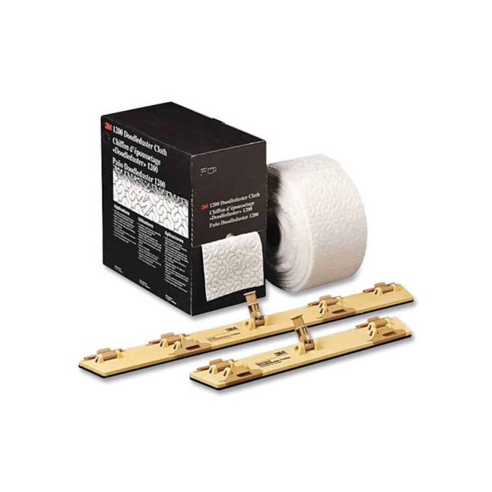 Doodleduster Disposable Cloth, 13.8 x 7, White, 250 Sheets/Roll. Picture 3