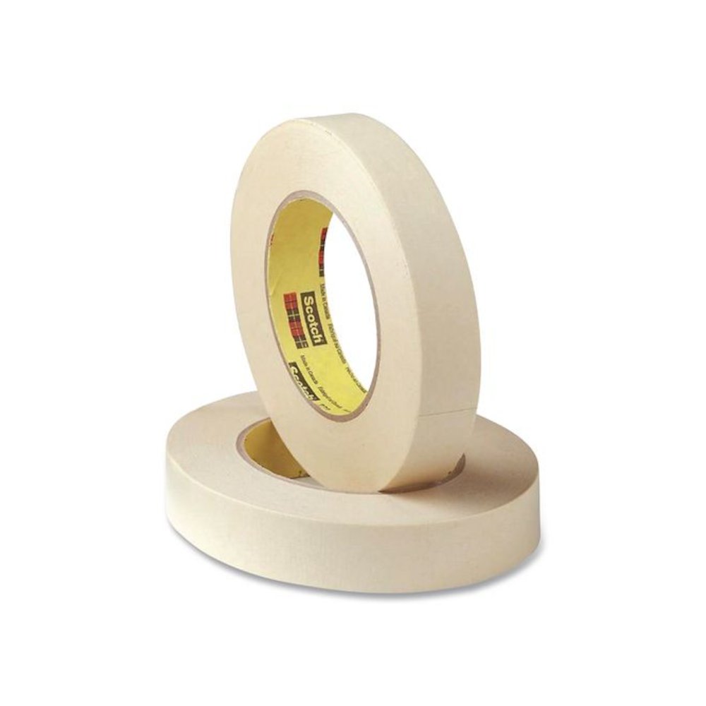Printable Flatback Paper Tape, 3" Core, 1" x 60 yds, White. Picture 2