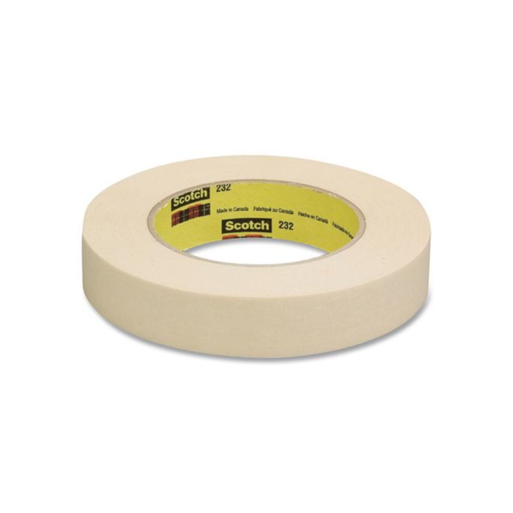 Printable Flatback Paper Tape, 3" Core, 1" x 60 yds, White. Picture 3