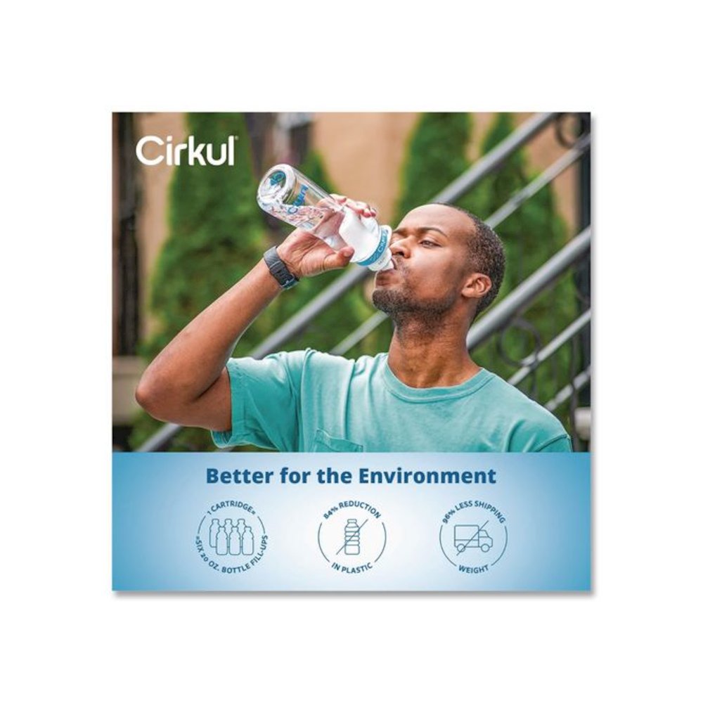 Flavor Water Bottle Kit, 22 oz, Clear. Picture 6