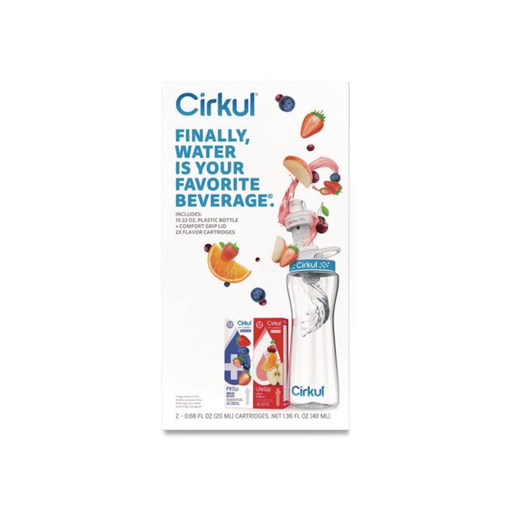 Flavor Water Bottle Kit, 22 oz, Clear. Picture 7